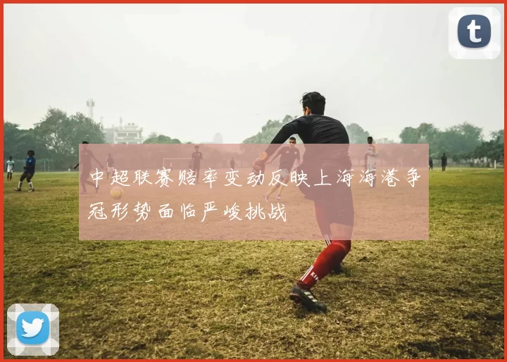 中超联赛赔率变动反映上海海港争冠形势面临严峻挑战